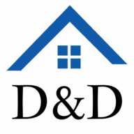 D&D HOME REMODELING logo