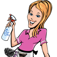 Dust and Mop House Cleaning logo