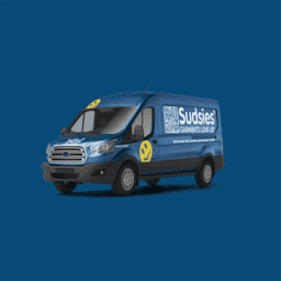 Sudsies Dry Cleaners logo