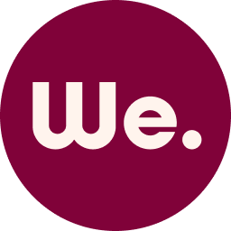 We. Communications logo